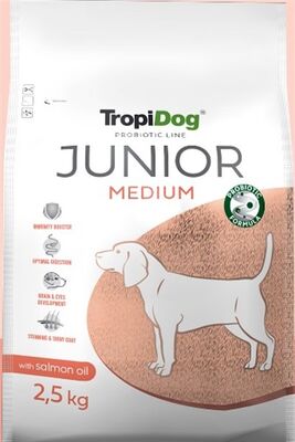 56235-TropiDog Prob. Line Junior Medium 2,5Kg