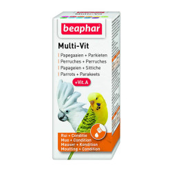 Beaphar - Beaphar Multi-Vit Papağan/Paraket İçin Multivitamin +Vit.A