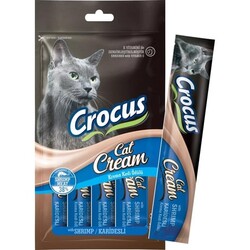 CroCus - Crocus Karidesli Krema Kedi Ödülü 4*15 Gr