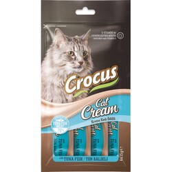 CroCus - Crocus Ton Balıklı Krema Kedi Ödülü 4*15 Gr