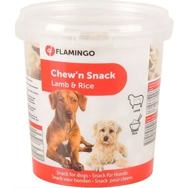 Flamingo - Flamingo Chew'n Bones Kuzulu ve Prinçli Köpek Ödül Maması 500 gr