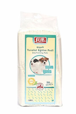 Flip Köpek Tuvalet Eğitim Pedi Limon Kokulu 60*90cm 50Adet 