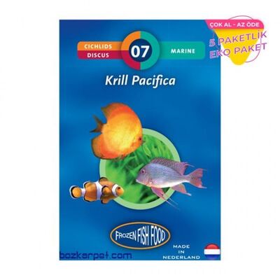 Frozen Fish Food Krill Pacifica Donmuş Yem 