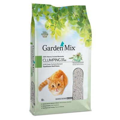 Garden Mix Bentonit Marsilya Sabunu İnce 10lt Kedi Kumu