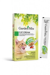 Garden Mix - Gardenmix Gurme Kedi Kreması Kuzu+Kedi otu 15GR+5