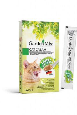 Gardenmix Gurme Kedi Kreması Kuzu+Kedi otu 15GR+5