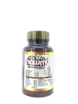 Hawmi Brewers Plus Köpekler için Çinko Biotin ve Omega3 Desteği