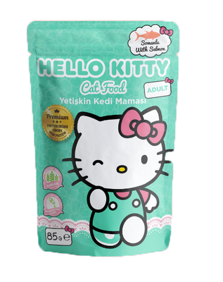 Hello Kitty Somonlu Yetişkin Kedi Maması 85gr 