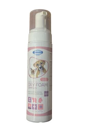 Herbio Dry Foam Şampuan Kedi ve Köpekler İçin Kuru Köpük Şampuan 250ml