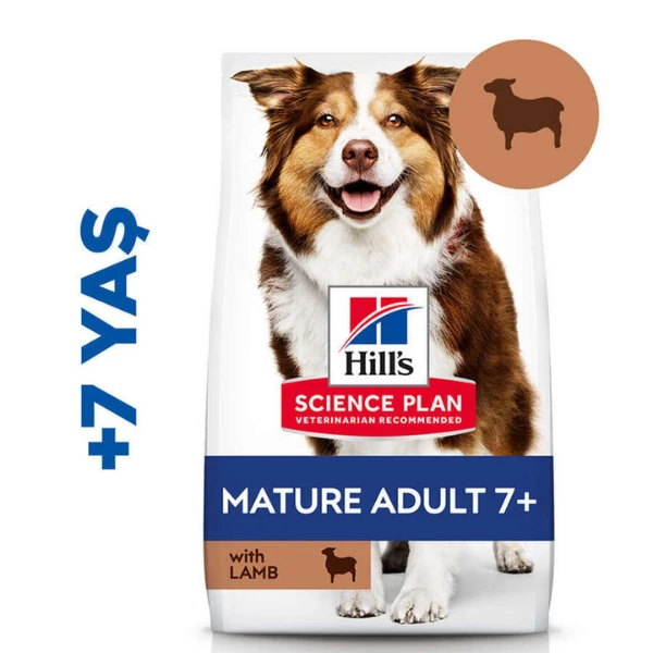 Hills - Hills Medium Mature Kuzu Etli Yaşlı Köpek Maması 2,5Kg