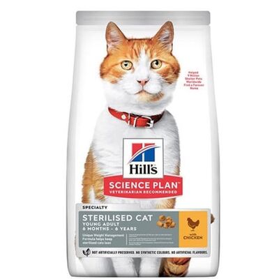 Hills Young Sterilised Tavuklu Kısırlaştırılmış Kedi Maması 3 Kg