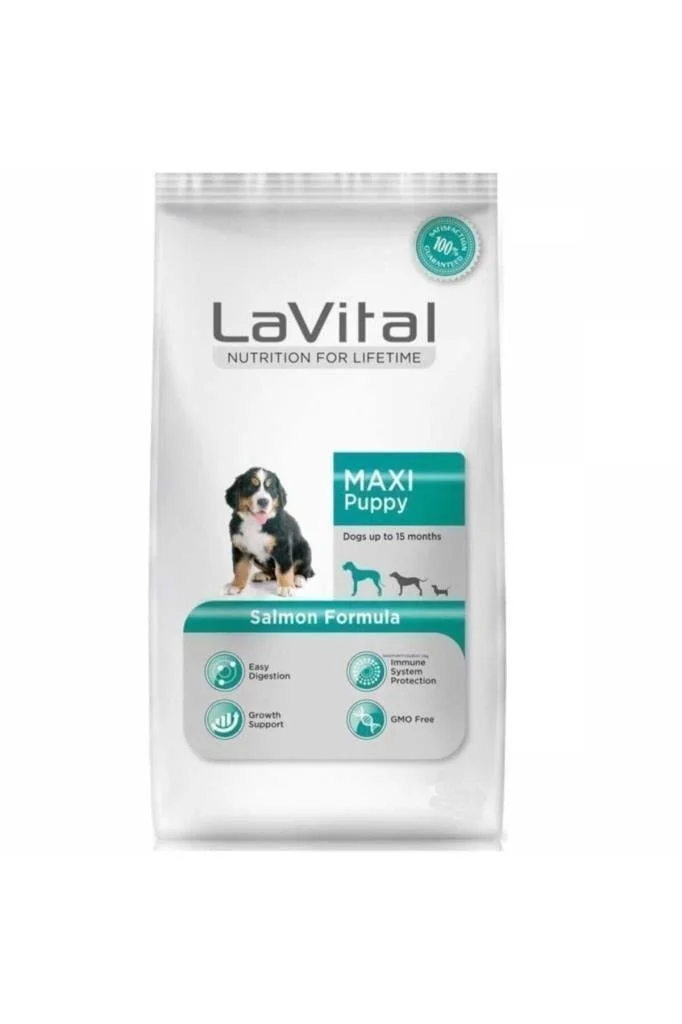 LaVital - LaVital Büyük Irk Yavru Kuru Köpek Maması (Maxi Puppy) Kuzu etli 15 Kg