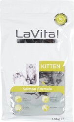 LaVital - LaVital Yavru Kuru Kedi Maması (Kitten) Somonlu 1,5 Kg