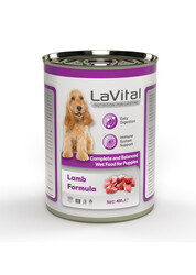 LaVital - LaVital Yavru Yaş Köpek Maması(Puppy) Kuzu Etli 400Gr