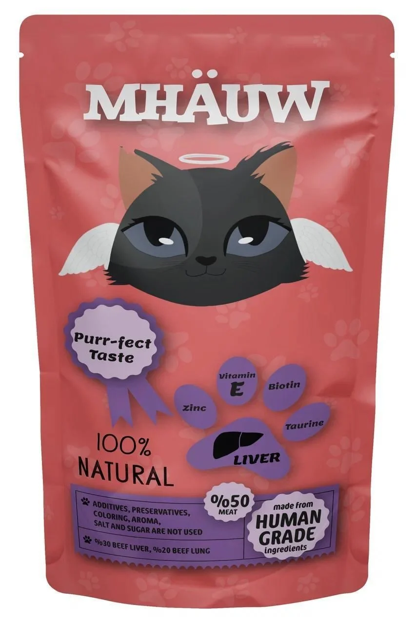 Mhauw Liver Ciğerli 80 gr pouch