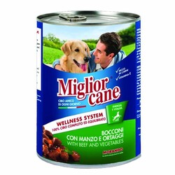 Miglior Gatto - Miglior Cane Biftekli Sebzeli Köpek Konservesi 405 Gr.