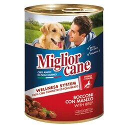 Miglior Cane Köpek Maması Biftekli Konserve 405 Gr