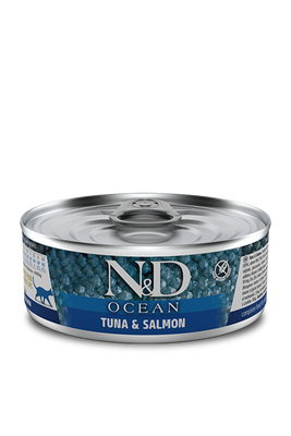 N&D Ocean Tonlu Somonlu Yaş Kedi Maması 80gr