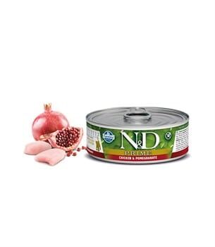 N&D Prime Tavuklu Narlı Yaş Yavru Kedi Maması 80gr