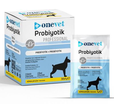 OneVet Köpek Probiyotik + Prebiyotik Saşe 30x1 gr. 