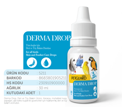 Petguard Kuş Vit Derma- Suppurt 30Ml