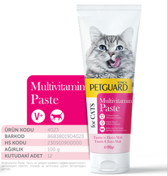 Pet Pretty - Petguard Multi Vitamin Kedi Paste 100gr