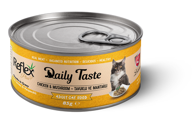 Reflex Daily Taste Sos İçinde Tavuklu ve Mantarlı Et Parçacıklı 85gr