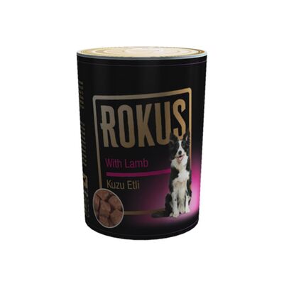 ROKUS Kuzu Etli Köpek Konservesi 410gr