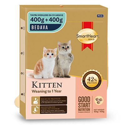 Smartheart Gold Kuru Yavru Tam Kedi Maması 800gr 