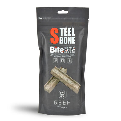 Steel Bone Biftekli Köpek Ödülü 14gr x16