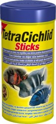 Tetra - Tetra Cichlid Sticks Doromin Balık Yemi 250 ml/75 gr