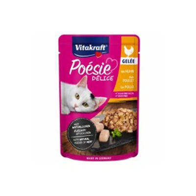 Vitakraft Poesie DeliGelee Kedi Maması Tavuklu 85gr