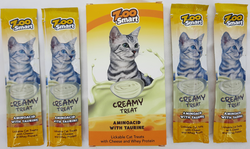 ZooSmart - ZooSmart Creamy Treat Peynir ve Peynir Altı Suyu Kedi Maması 4x15gr